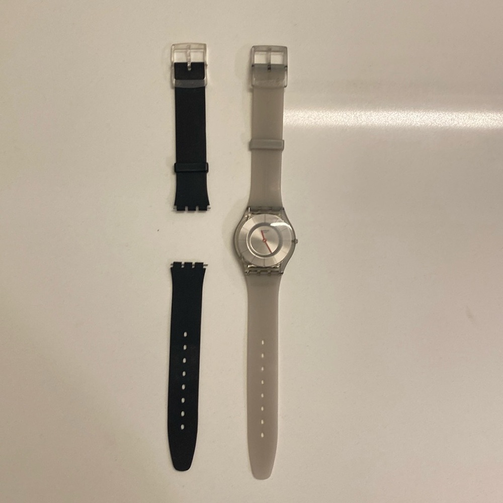 Swatch classic skin ghost grey Watch ultra thin